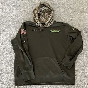 Nike Seattle Seahawks Salute to Service digi camouflage Hooded Hoodie sweatshirt